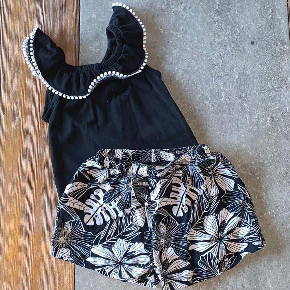 Carter’s Palm Black and White Summer Set